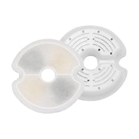 1 x RAW Customer Returns Replacement filter for drinking fountain for cats, filter drinking fountain cats, drinking fountain filter with resin and activated carbon 4 pack  - RRP €10.07