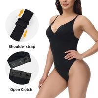 1 x Brand New TAYOEA Women s Shapewear Bodysuit Figure-shaping Body Shaper Tummy Control Shaping Corset Body with Adjustable Straps Bodysuits Slimming Seamless - RRP €18.14