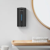 1 x RAW Customer Returns anydry 1205C Soap Dispenser Automatic Wall Mounted 800ml Commercial Automatic Liquid Soap Dispenser Wall Mounted Matte Black - RRP €46.89