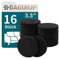 1 x RAW Customer Returns GAGUIUP felt furniture glides for hardwood floors, furniture glides, heavy-duty furniture glides for hard surfaces, felt glides, move your furniture easily and safely - RRP €30.0