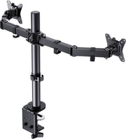 3 x RAW Customer Returns ErGear monitor holder for 2 monitors for 13-32 inch screens, screen holder for 2 monitors, height adjustable, tiltable, swiveling, rotatable, monitor holder for 2 monitors, VESA 75 100, 8 kg per arm - RRP €105.39