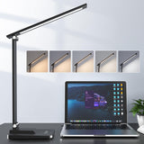 1 x RAW Customer Returns LED table lamp desk lamp LED, 500-lumen table lamp LED desk lamp LED dimmable, 15 modes table lamps daylight lamp desk lamp, adjustable LED table lamp desk lamps - RRP €18.0