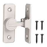 1 x RAW Customer Returns Latch Lock Small Sliding Door Lock 90 Degree Sliding Door Lock Buckle Lock Bolt Anti-theft Hasp Wooden Door Latch with Buckle Bolt - RRP €13.76