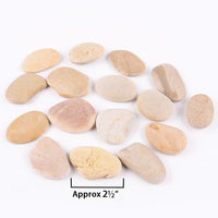 1 x RAW Customer Returns ROCKIMPACT 16 large beige stones to paint - natural river rocks with a smooth surface for crafts, 5-8 cm - RRP €19.1