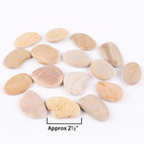 1 x RAW Customer Returns ROCKIMPACT 16 large beige stones to paint - natural river rocks with smooth surface for arts and crafts, 5-8 cm - RRP €18.16