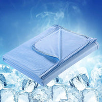 1 x RAW Customer Returns Elegear cooling blanket summer blanket - Japanese Arc-Chill cooling fibers Q-Max 0.5 double-sided self-cooling blanket for better sleep anti-allergy and breathable soft blanket travel blanket 150 x 200 cm - RRP €35.33