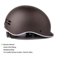 1 x RAW Customer Returns OnBros Bicycle Helmet Men, Bicycle Helmet Women Retro Helmet Women Skater Helmet Urban Commuter Helmet Bicycle Helmet, Adjustable Helmet 56-61CM - RRP €46.38