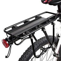 1 x RAW Customer Returns MAIKEHIGH Adjustable Bicycle Rear Carrier Luggage Rack Bicycle Accessories Equipment Support Footstock Bike Carrier Rack with Reflector - RRP €30.98