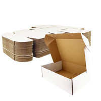 1 x RAW Customer Returns GIFTGARDEN Flat Packaging Cardboard Boxes 25 Pieces 280x204x51 MM B5 Shipping or Storage Boxes White - RRP €24.13