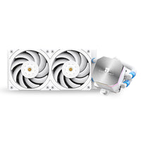 1 x RAW Customer Returns Thermalright Frozen Edge 240 White CPU Water Cooler with PWM Fans, Pump Speed 3300RPM, S-FDB Bearing, for AMD AM4 AM5, Intel LGA1150 1155 1200 1700 2011 FE240 White  - RRP €51.49