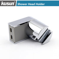 1 x RAW Customer Returns Kusun Universal Adjustable Shower Head Holder Fixed Mounted Bathroom Wall Connector Bracket ABS Chrome HSZJ002 - RRP €11.54