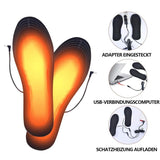 23 x Brand New Rechargeable heating insoles, Heating thermal insoles, USB foot warmers, Heated insoles, washable thermal insoles for winter hunting, skiing, fishing, hiking, Cuttable insole - RRP €524.4