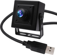 1 x RAW Customer Returns Svpro 8MP USB Camera Fisheye 180 Degree Ultra Wide Angle Webcam, High Resolution 3264x2448 USB Camera with Aluminum Housing for Industrial and PC Computer - RRP €72.6