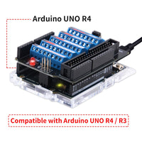 1 x RAW Customer Returns GeeekPi Arduino Screw Terminal Hat for Arduino UNO, GPIO Screw Terminal Block Breakout Module with Horn Socket Connector, GPIO Breakout Expansion Board for Arduino UNO - RRP €21.99