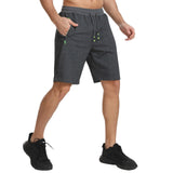 1 x RAW Customer Returns JustSun Shorts Men s Shorts Summer Short Jogging Pants Sports Pants Sweatshorts Cotton Sport Shorts with Zipper Dark Gray L - RRP €30.24