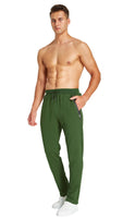 1 x RAW Customer Returns HCSS jogging pants men s training pants men s sweatpants cotton sports pants long slim fit with zip pockets army green-M  - RRP €32.99