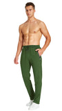 1 x RAW Customer Returns HCSS jogging pants men s training pants men s sweatpants cotton sports pants long slim fit with zip pockets army green-M  - RRP €32.99