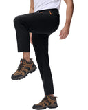 1 x RAW Customer Returns YAOBAOLE Men s Hiking Pants Casual Pants Men s Long Quick-drying Hiking Pants with Zipper Pocket Regular Fit Black XL - RRP €31.79