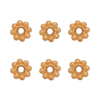 1 x RAW Customer Returns Craftdady 300pcs Tibetan Gold Color Alloy Spacer Beads, Flower Shaped Beads for Jewelry Making, 5x1.5mm, 1mm Hole - RRP €9.02