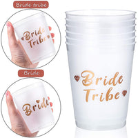 47 x Brand New Bride to Be Decoration, 33 Set JGA Cups, Team Bride Cups, Team Bride Straws, Bridal Bracelet, Team Bride Bracelets, Bride to Be Decoration, for Bridal Shower, Engagement Party, Bachelorette Party - RRP €615.7