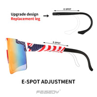 1 x RAW Customer Returns FEISEDY Sports Sunglasses Men Cycling Glasses for Women Sports Glasses UV400 Protection Cycling Glasses for Outdoor Activities B2837 - RRP €21.05