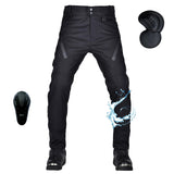 1 x RAW Customer Returns oFzimTo Men s Motorcycle Pants with Protectors, Waterproof Motorcycle Pants for Men, Cargo Motorcycle Clothing for All Seasons Black,XXL  - RRP €80.42