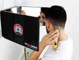 1 x RAW Customer Returns LIPFISBARBERSHOP.COM 360 Degree Mirror - Adjustable Telescopic Hooks - Self Hair Cutting Mirror for Men - 3 Way Hair Cutting Mirror - Self Cutting Mirror - Self Hair Cutting Mirror - RRP €39.99