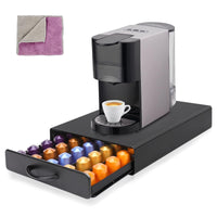 1 x RAW Customer Returns Masthome coffee capsule holder, storage drawer with 45 pieces capsules, capsule stand for home, office, kitchen, send 1 cleaning cloth - RRP €29.59