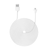 1 x RAW Customer Returns Eufy 2C 2C Pro Charging Cable BECEMURU Quick Charge 3.0 Power Adapter with 30ft 9m Weatherproof Cable for Eufy 2C 2C Pro Camera White 1 Pack  - RRP €22.36