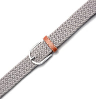 1 x Brand New Goliton Canvas Elastic Fabric Woven Stretch Braided Belt Grey  - RRP €21.6