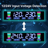 1 x RAW Customer Returns 12V 24V to 230V Yinleader inverter 1500W 3000W modified sine wave voltage converter LCD display with 2 sockets 1 USB - RRP €99.82