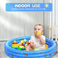 1 x RAW Customer Returns Summer Children s Inflatable Pool, Baby Inflatable Pool, Children s Inflatable Pool, Children s Water Pool, Children s Inflatable Pool for Indoor Outdoor Garden - RRP €24.58