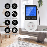 1 x RAW Customer Returns Aideepen Temperature Controller Socket 230V with Sensor, Digital Thermostat Socket with Backlight Heating Cooling Temperature Switch for Greenhouse Refrigerator Aquaculture - RRP €22.99