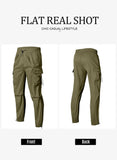 1 x RAW Customer Returns Meilicloth Men s Cargo Pants Baggy Cargo Pants Men Cotton Outdoor Pants Casual Pants Loose Sweatpants Sports Pants Long Loose Fit Pickle Green 38 - RRP €34.99