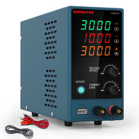 1 x RAW Customer Returns Laboratory power supply, HANMATEK HM310 0-30V 0-10A, adjustable, laboratory power supply DC with 4-digit LED display, stabilized switching power supply, current measuring device, overload and short-circuit proof - RRP €71.4