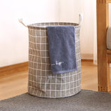 14 x Brand New Foldable Dirty Clothes Basket 43L, Dirty Clothes Bucket 35 x 35 x 44 cm, with Handles for Greater Comfort, Perfect for Clothes and Toys, Gray and White Dirty Clothes Basket - RRP €166.46