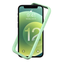 1 x RAW Customer Returns RhinoShield Bumper Case Compatible with iPhone 12 Mini CrashGuard NX - Shock-absorbing protective case in a slim design - 3.5 meter drop protection - mint green - RRP €24.98