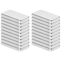 1 x RAW Customer Returns Wisebom Powerful Magnets Rectangular 20 10 3mm Neodymium Magnets, 20Pcs Small Square Magnets Strong Rare Earth Magnets, Fridge Magnet for Whiteboard Fridge Office School - RRP €7.99