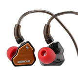 1 x RAW Customer Returns Linsoul 7Hz x Crinacle Zero 2 In Ear Monitor, Upgraded 10mm Dynamic Driver IEM, Wired Headphones, Gaming Headset, Wired OFC IEM for Musician No Microphone, Orange  - RRP €27.53