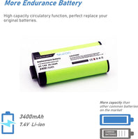 1 x RAW Customer Returns AUVTKALL Replacement Battery for Logitech S-00147, UE MegaBoom533-000116, 533-000138, 7.4 V, 3400 mAh - RRP €28.28