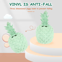 1 x RAW Customer Returns FOMIYES Pineapple Shape Money Box, Resin Pineapple Figurine Coin Bank Money Box Small Container Gift for Pineapple Party Decoration Green - RRP €19.31