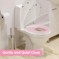 1 x RAW Customer Returns Toilet toilet seat with child seat toilet seat - RRP €20.16