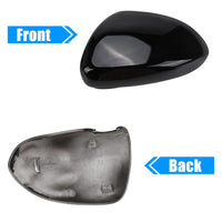 1 x RAW Customer Returns pair of car mirror caps, exterior mirror replacement for Opel Corsa D 2006-2014 Corsa E 2014-2019, exterior mirror cap, rear view mirror cap, side mirror covers, exterior mirror housing glossy white  - RRP €40.32