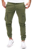 1 x RAW Customer Returns Cassiecy Cargo Trousers Men s Slim Fit Casual Jogger Chino Cargo Trousers Stretch Jogging Bottoms Sports Trousers Leisure Trousers with Pockets Men s Trousers Z Army Green, XXL  - RRP €37.3