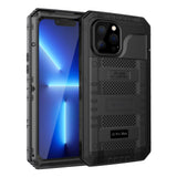 1 x RAW Customer Returns Beeasy for iPhone 13 Pro Max Waterproof Outdoor Case 6.7 , Shockproof Armored Case Military 360 Degree Protective Case with Screen Protector, Metal Heavy Duty Mobile Phone Case iPhone 13 Pro Max Case, Black - RRP €31.44