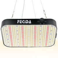 1 x RAW Customer Returns FECiDA plant lamp LED full spectrum 6000 lumens with UV IR, LED grow lamp Grow light with dimming function, plant light for houseplants, sprouting, vegetable, flowering plants with daisy chain function - RRP €99.0