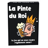 1 x RAW Customer Returns Oh Happy Games La Pinte du Roi - The Ap ro Game That Will Make You Royally Drunk Board Card Game, atmosphere for alcohol evenings with Friends, Adult - RRP €14.99