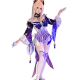 2 x Brand New CR ROLECOS Kokomi Cosplay Genshin Impact Costume Sangonomiya Kokomi Anime Outfit Costumes XS - RRP €55.2