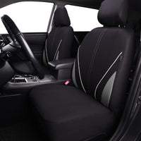 1 x RAW Customer Returns Flying Banner Universal Breathable Mesh Car Seat Covers, Full Set Airbag Compatible Cushion Protector Black and Gray  - RRP €38.34