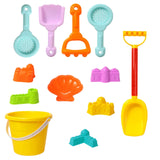 3 x Brand New Falafoty Kids Sand Toy Set, Beach Sand Toys with Bucket, Shovel, Rake, Castle, Outdoor Toys Fun Sand Tools for Summer Beach, Gift for Kids Boys Girls 12pcs  - RRP €24.6